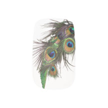 Art de clou de plume de paon