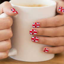 Art Minx ongles de la Couronne et Union Jack