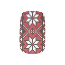 Broderie noire rouge ukrainienne de Vyshyvanak