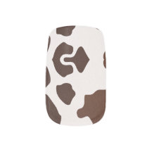 Cocoa Cowhide Minx ongles décors Art