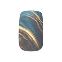 Design des ongles de marbre : Minx ongles