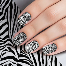 Moderne moderne noir blanc Zèbre Motif