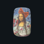 Stickers Pour Ongles Mona Lisa Romantic Funny Art coloré<br><div class="desc">Cette merveilleuse invitation prend des éléments de la Mona Lisa et de Van Gogh's Starry nuit pour faire un thème mariage exceptionnellement unique et fantasque stationnaire pour une invitation, merci, numéro de table, et plus encore! Mona Lisa - Cette image présente la Mona Lisa avec son homme, dansant dans la...</div>