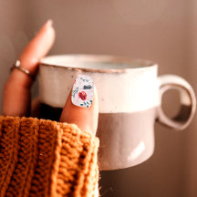 Motif floral d'hiver avec plumes