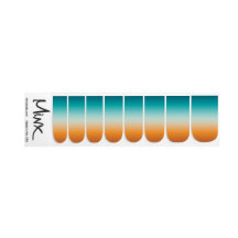 Plutôt Ombre Sunny Orange & Turquoise Blue Gradien