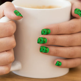 Stickers Pour Ongles Saint Patricks Shamrocks Clover Green