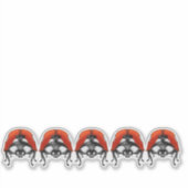 Stickers pour ordinateur portable ladybugs Stand R (Devant)