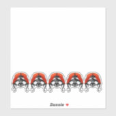 Stickers pour ordinateur portable ladybugs Stand R (Feuille)
