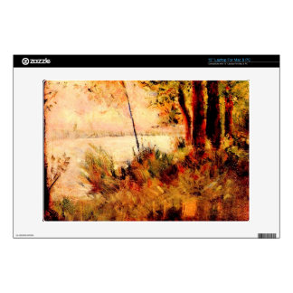 Stickers Pour Ordinateurs Portables Pente posée par Georges Seurat