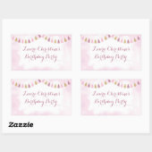 Stickers pour une fête d'anniversaire (Feuille)