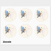 Stickers Poussière Pixie Bleu (Feuille)