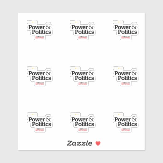 Stickers Power & Politics de CBC (Feuille)