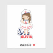 Stickers Premier Mate Avec Nom (Feuille)