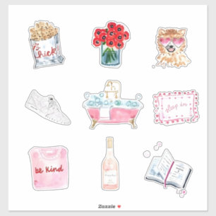 Stickers Preppy Girl Starter Pack