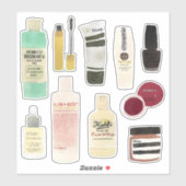 Stickers Preppy Girl Starter Pack (Feuille)