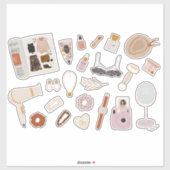 Stickers Preppy Girl Starter Pack (Feuille)