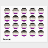Stickers Pride Asexuée (Feuille)