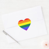 Stickers Pride LGBT (Coeur) (Enveloppe)
