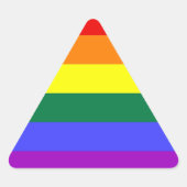 Stickers Pride LGBT (Triangle) (Devant)