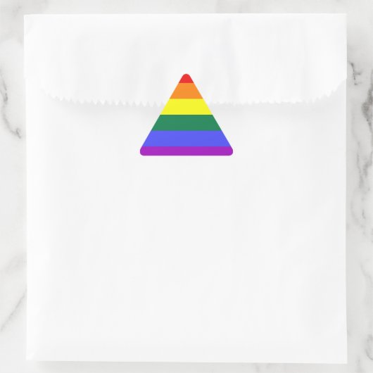 Stickers Pride LGBT (Triangle) (Sac)