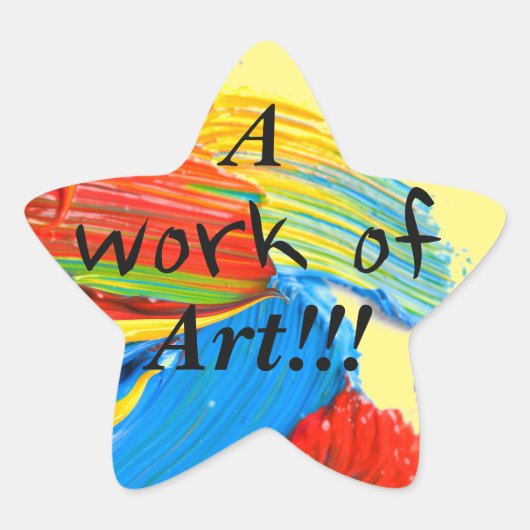 Stickers "primés" de professeur d'art (Devant)