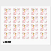 Stickers Princess Baby shower Favoriser (Feuille)