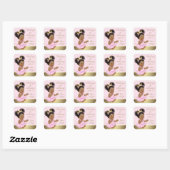Stickers Princess Baby shower Favoriser (Feuille)