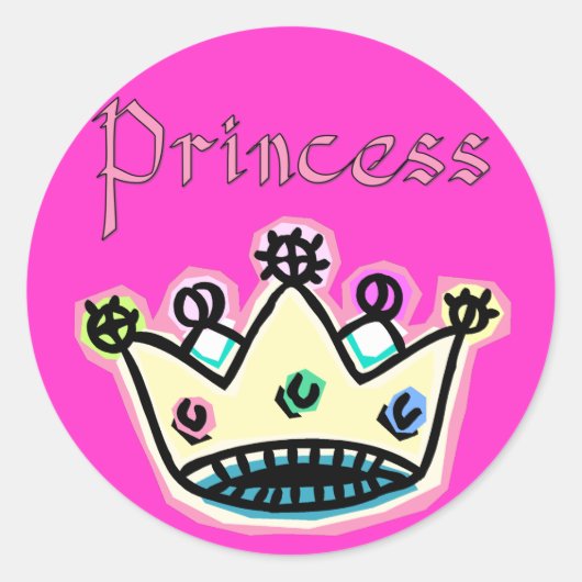 Stickers Princess Crown (Devant)