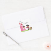 Stickers Princess et pirates afro-américains (Enveloppe)