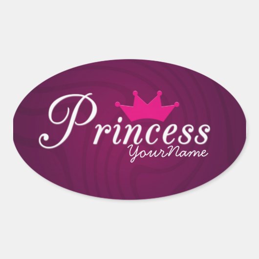 Stickers Princess Oval (Devant)