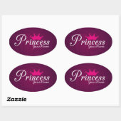 Stickers Princess Oval (Feuille)