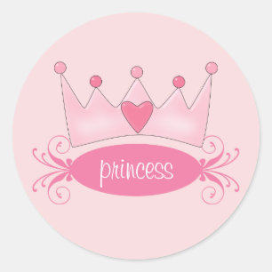 Stickers Princess Tiara personnalisés