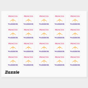 Stickers Princess Warrior