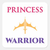 Stickers Princess Warrior (Devant)