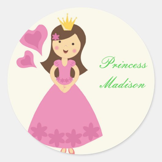 Stickers Princesse (Devant)