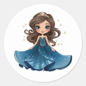 Stickers Princesse (Devant)
