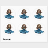 Stickers Princesse (Feuille)