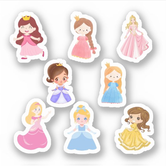 Stickers Princesse (Devant)
