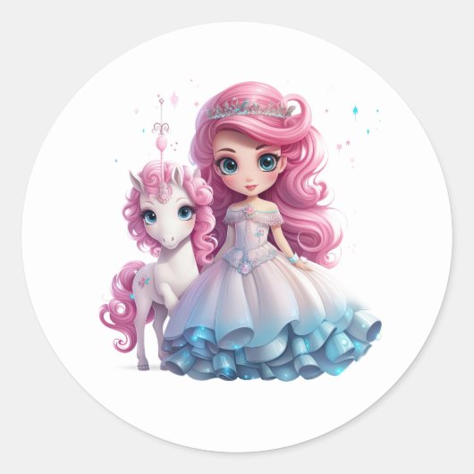 Stickers Princesse (Devant)