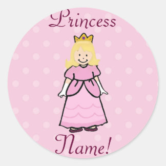 Stickers Princesse Blonde