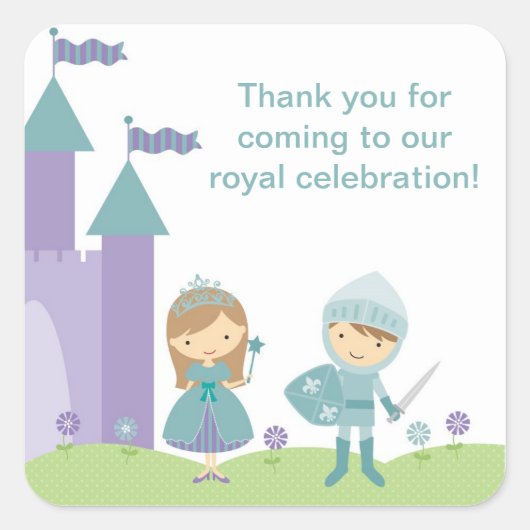 Stickers Princesse et Chevalier (Devant)