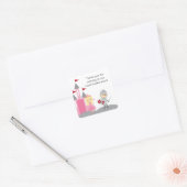 Stickers Princesse et Chevalier (Enveloppe)