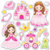 Stickers Princesse et Fairytale - Set de 16 (Devant)