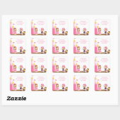 Stickers Princesse et Pirate Rose (Feuille)