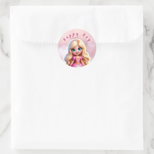 Stickers Princesse - Joyeux Jour (Sac)