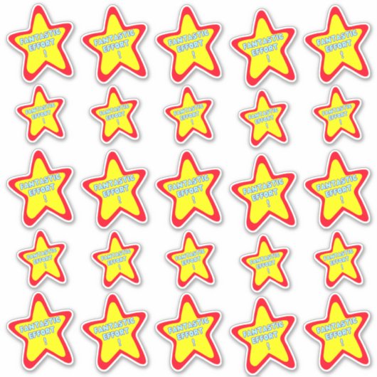 Stickers Professeur Fantastic Effort Fun Reward En (Devant)