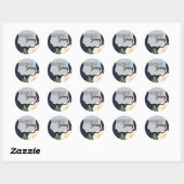Stickers professionnels 20 - 1,5" Bébé Cosmos rose (Feuille)