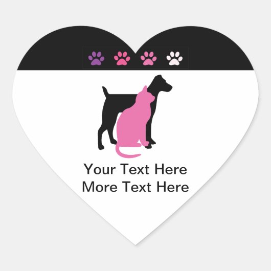 Stickers professionnels Pet Care (Devant)