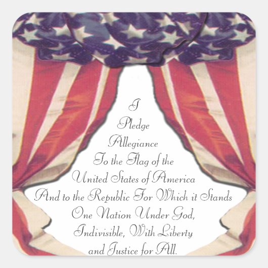 Stickers Promesse d'allégeance (Devant)