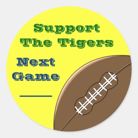 Stickers promotionnels de l'équipe de football (Devant)